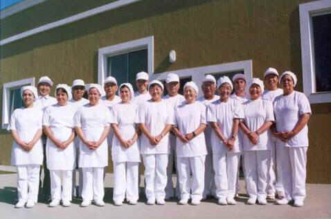 Workers at Terao Yoho Factory